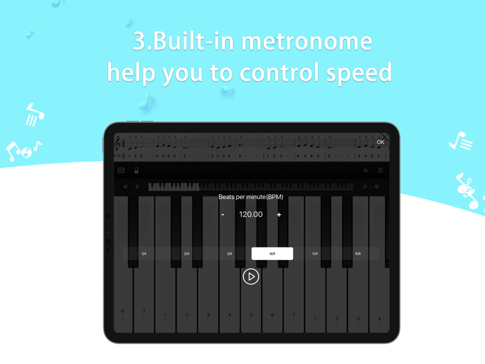 Simplified Notation Piano