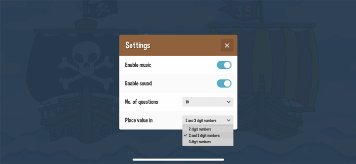 Pirate Plunder Place Value