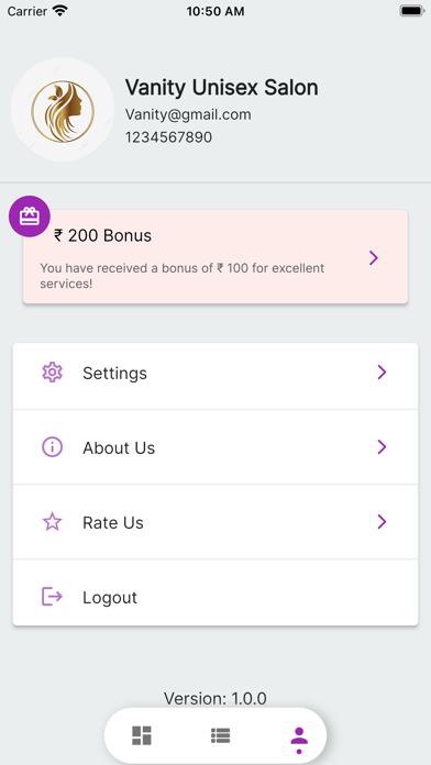 Makeupcentral Vendor Screenshot
