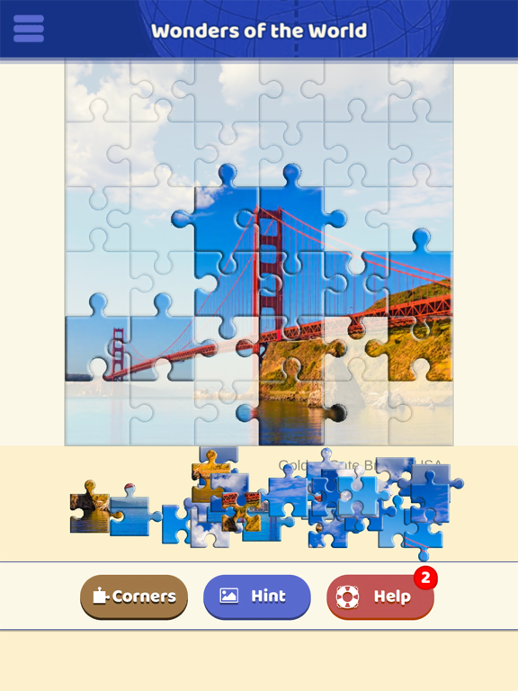 Wonders of the World Puzzle iPad screenshot 4 - Games app
