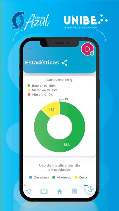Diabetes Azul Screenshot