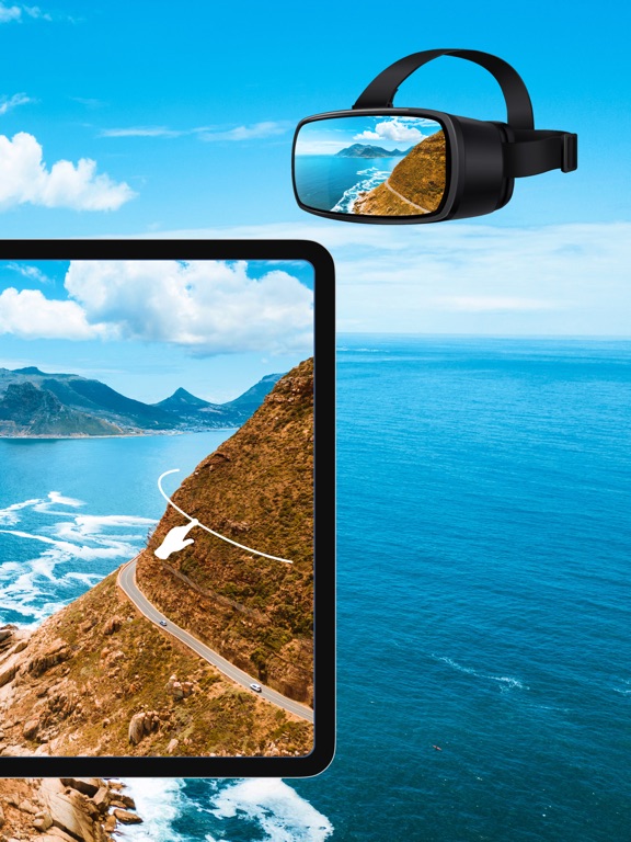 VR Video Player - Street View iPad screenshot 2 - Navigation app