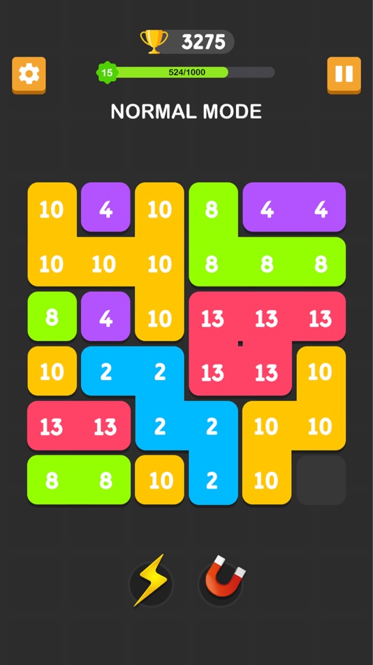 #4. 2048 Merge Blocks Game (iOS) 由: Peachu Pacha Games