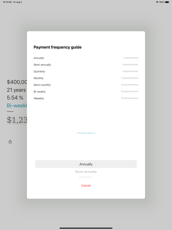 Screenshot #6 pour SimpleCalc Canada