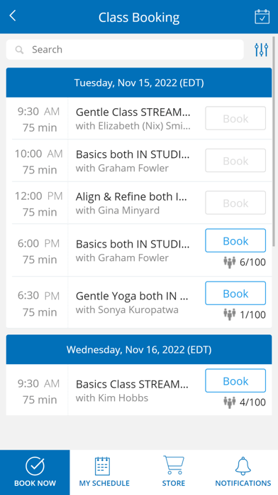 Peachtree Yoga Center Screenshot