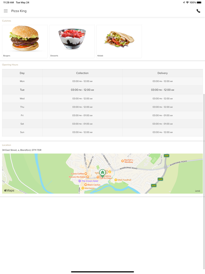 Pizza King Blandford