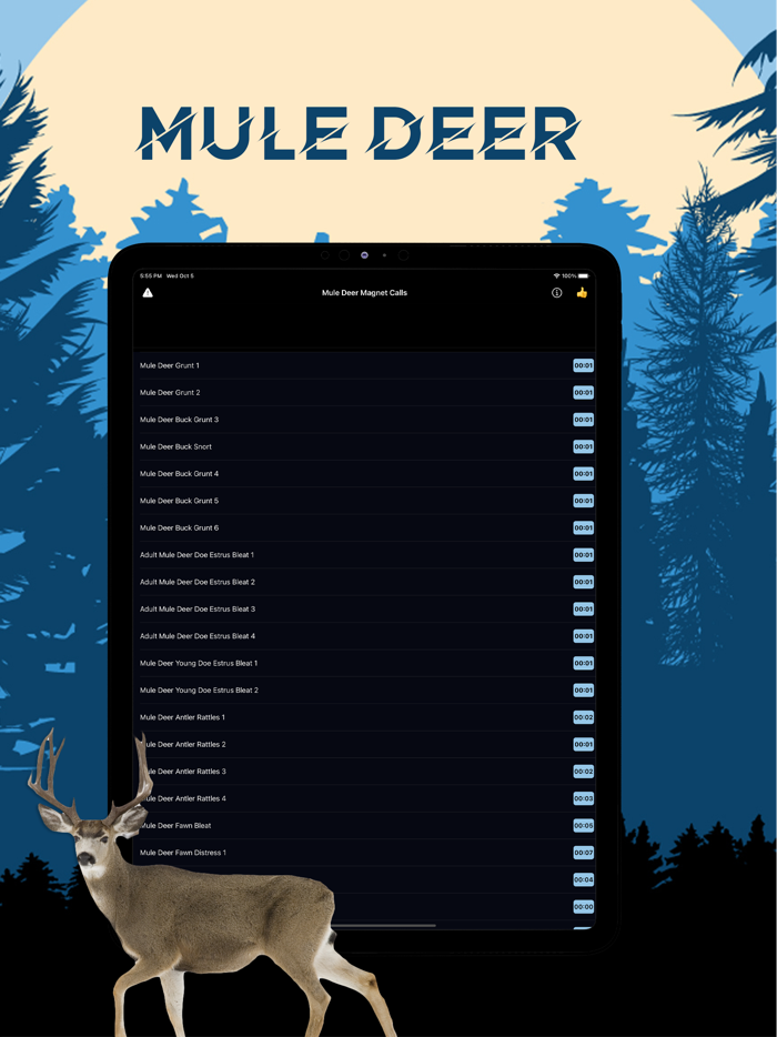 Mule Deer Magnet - Deer Calls