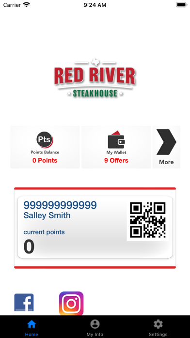 Red River Steakhouse Rewards Screenshot