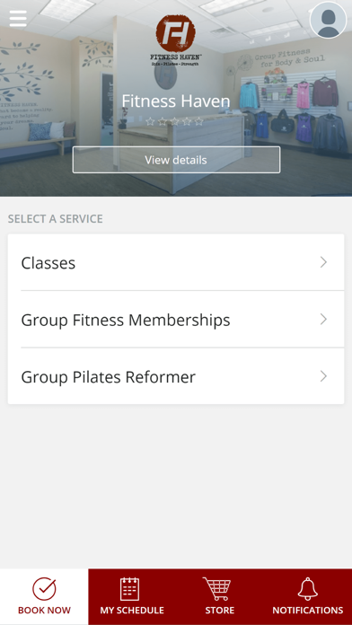 Fitness Haven Screenshot