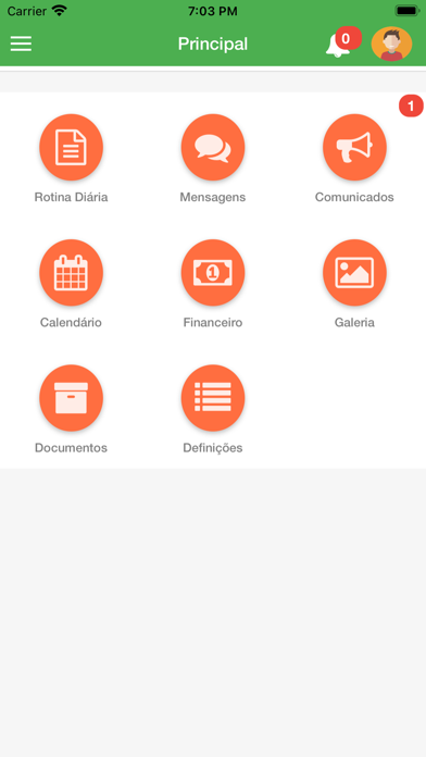 Infante Escola Screenshot