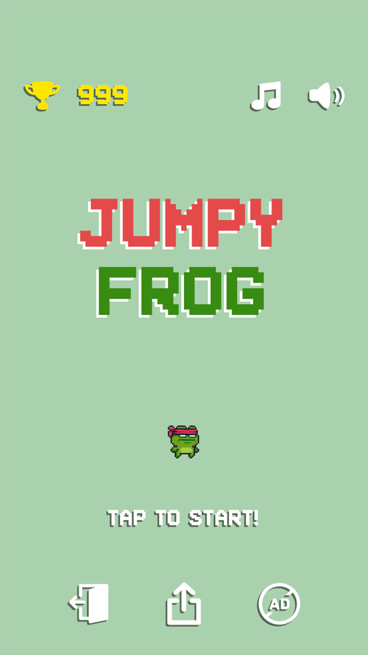 #1. Jumpy Frog, Legacy (iOS) 由: Ahmed Shahien