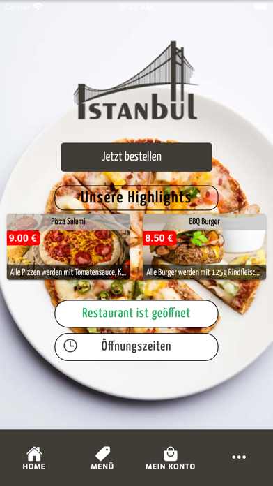 Istanbul Restaurant Screenshot 1 - AppWisp.com Istanbul Restaurant Screenshot 1 - AppWisp.com