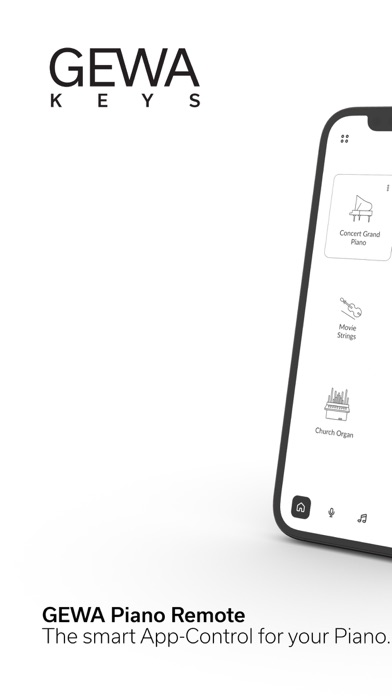 GEWA Piano Remote Screenshot
