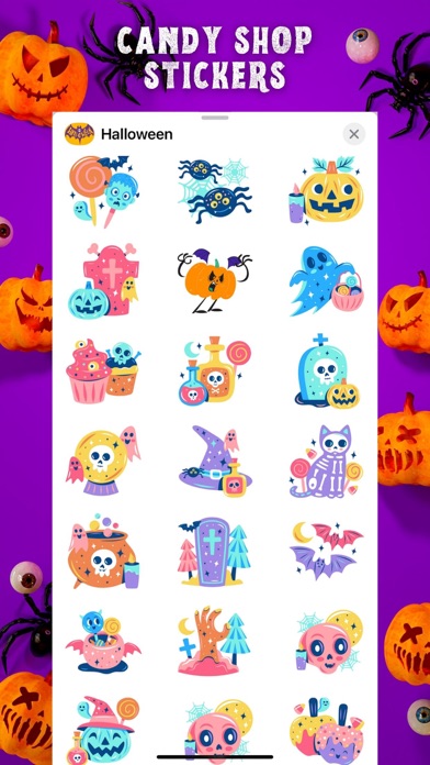 Happy Halloween Quote Stickers Screenshot