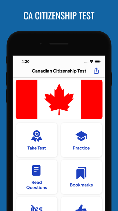 Canadian Citizen Test 2024 Screenshot