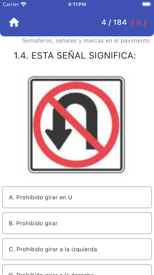 #4. PA DMV Practice Test (español) (iOS) By: Pavel Gorokhov