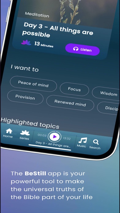 BeStill - Bible Meditation Screenshot