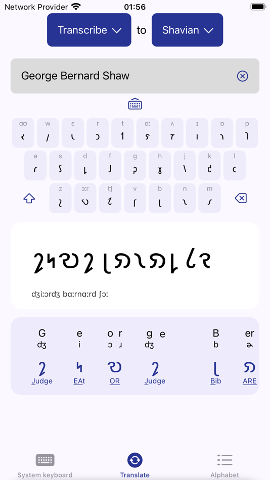 #1. Shavian & Quikscript (iOS) 由: Maarten Trompper