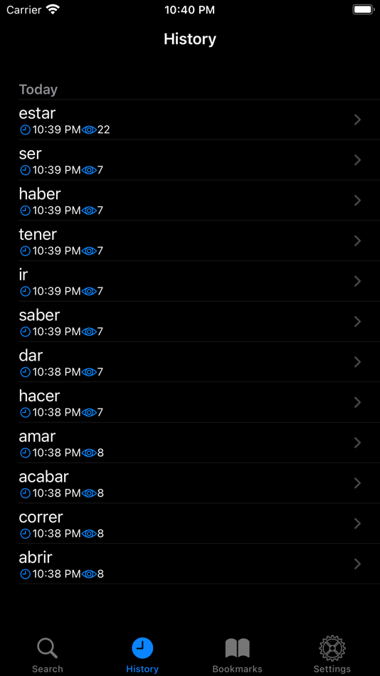 #4. Los Verbos - Spanish Verbs (iOS) Podle: Danny Keogan
