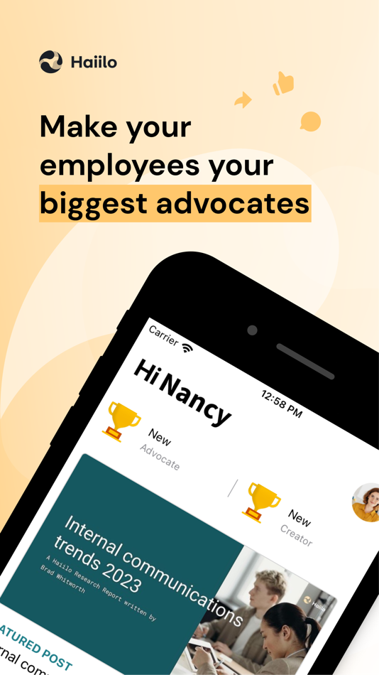 #1. Haiilo Amplify (iOS) 由: Smarp