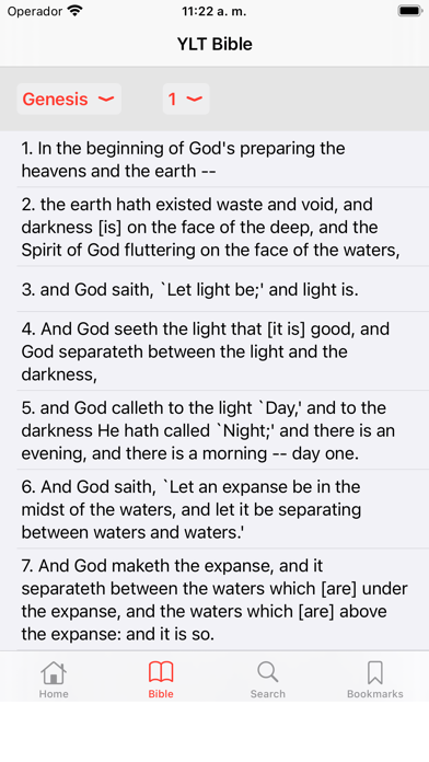 YLT Bible Screenshot