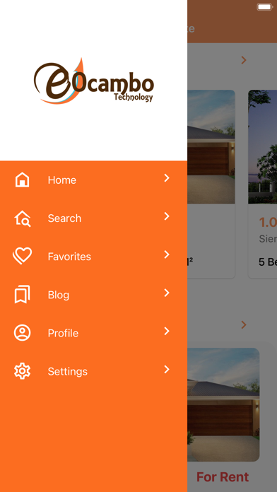 Online Platform Real Estate Screenshot