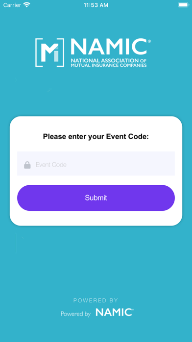 NAMIC Events Screenshot
