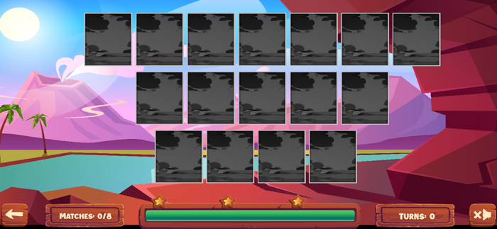 Dino Match Photo Memory Game