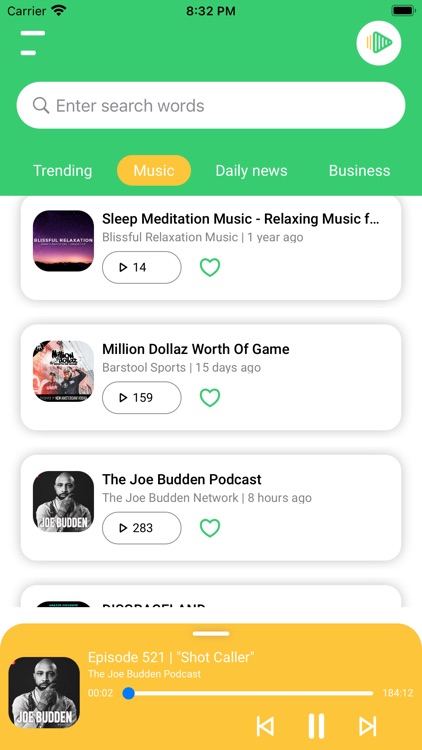 Podcasts Player App screenshot-4