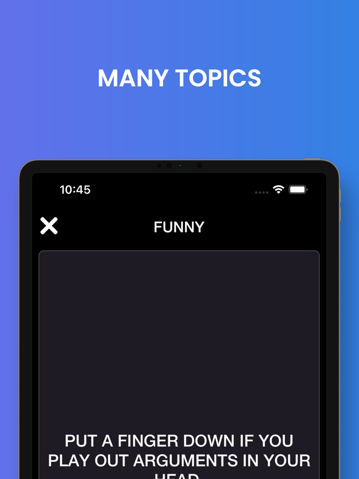 Put a Finger Down If