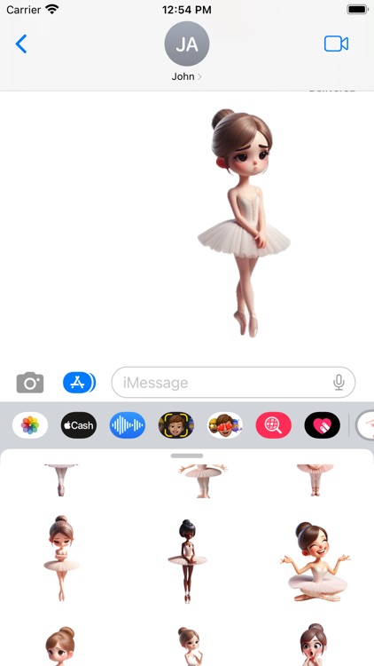 Ballerina Stickers screenshot-4
