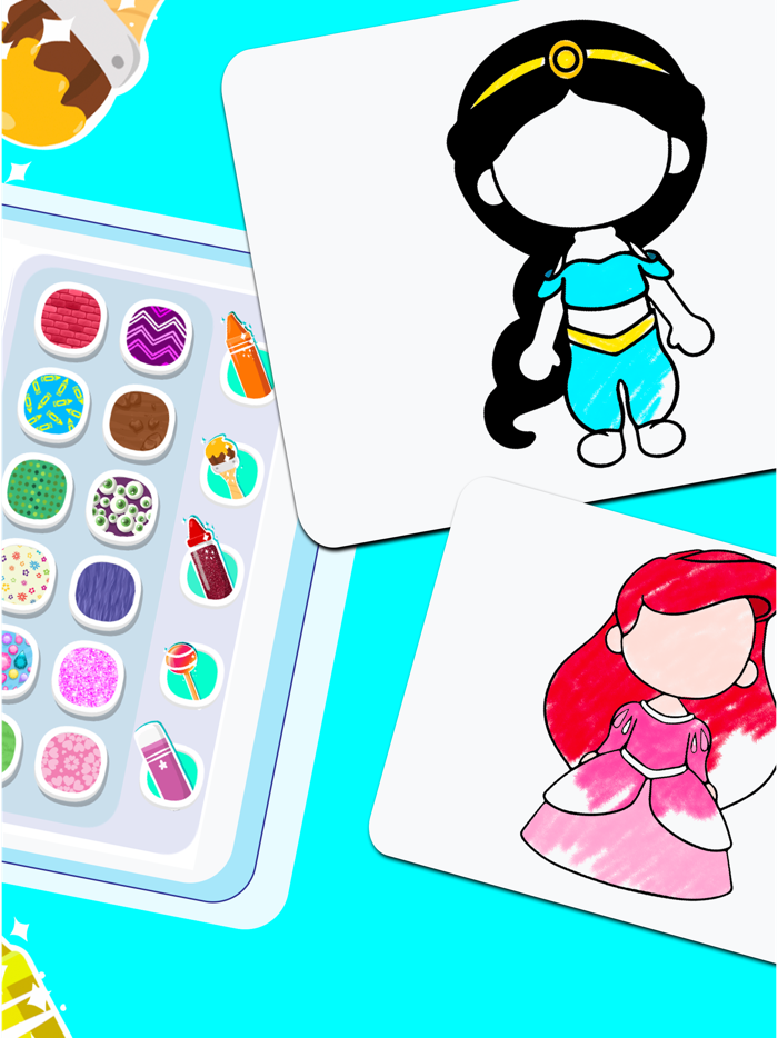 Glitter Toca Coloring Book