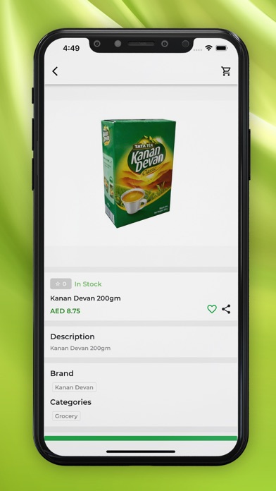 Greenbelt Online Supermarket Screenshot