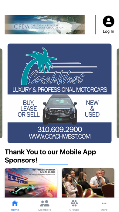 CA Funeral Directors Screenshot