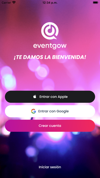 Eventgow Screenshot