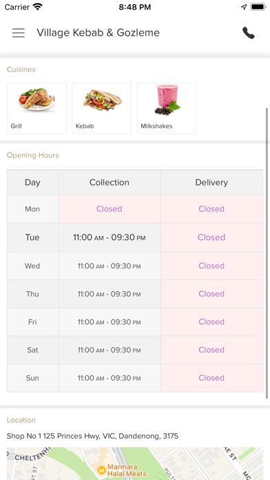 Village Kebab & Gozleme Screenshot