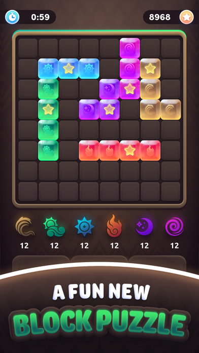 Gem Blitz - Block Puzzle Gameのおすすめ画像1