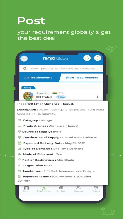 Ninja Global Import Export Screenshot