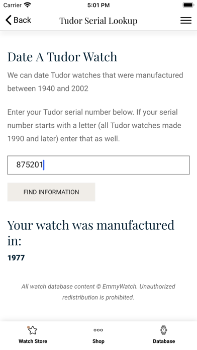 EmmyWatch Screenshot