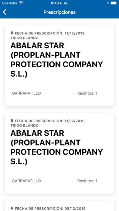 CECOGA Cuaderno de Explotación Screenshot