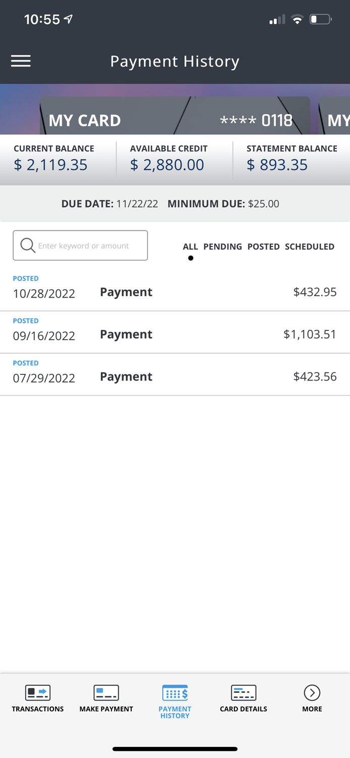 Financial First Card Manager