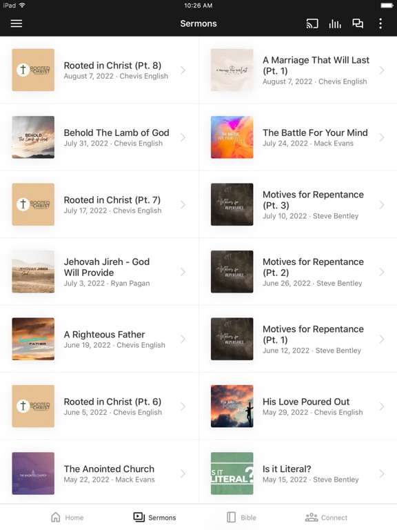Ewa Beach Assembly of God iPad screenshot 2 - Education app
