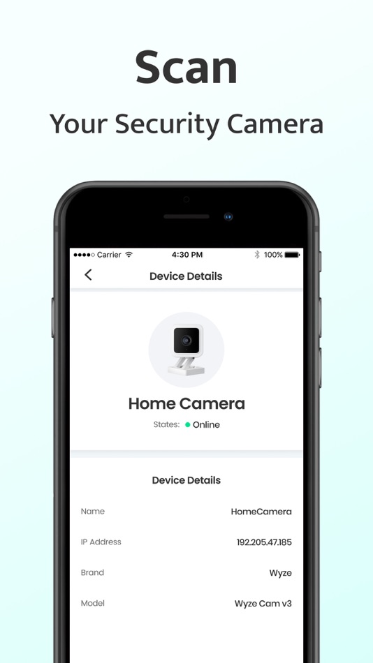 #3. Home Security Camera Scanner (iOS) Podle: Witty Widgets Limited