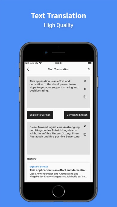 German - English : Translator Screenshot