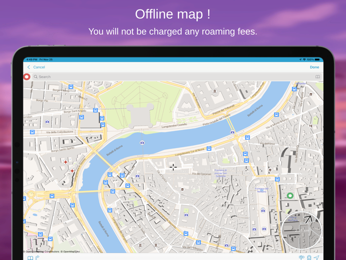 Rome on Foot  Offline Map