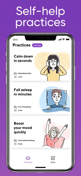 Game screenshot Breathing Exercises by Breeeze apk