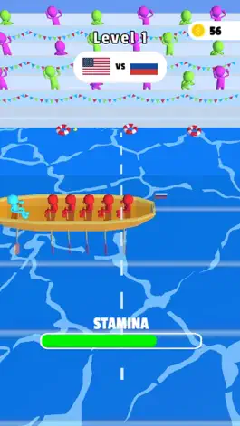 Game screenshot Rowing Battle mod apk