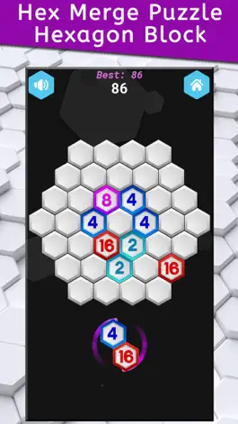 Game screenshot Hex Merge Puzzle Hexagon Block mod apk