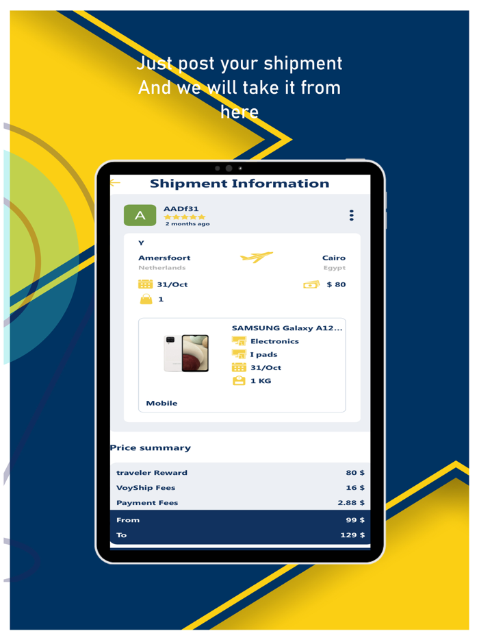 VoyShip - ship with travelers