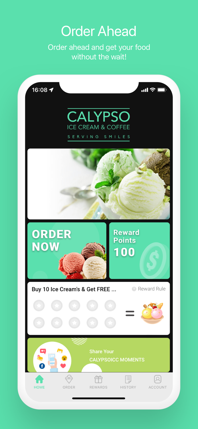 CALYPSO ICE CREAM  COFFEE